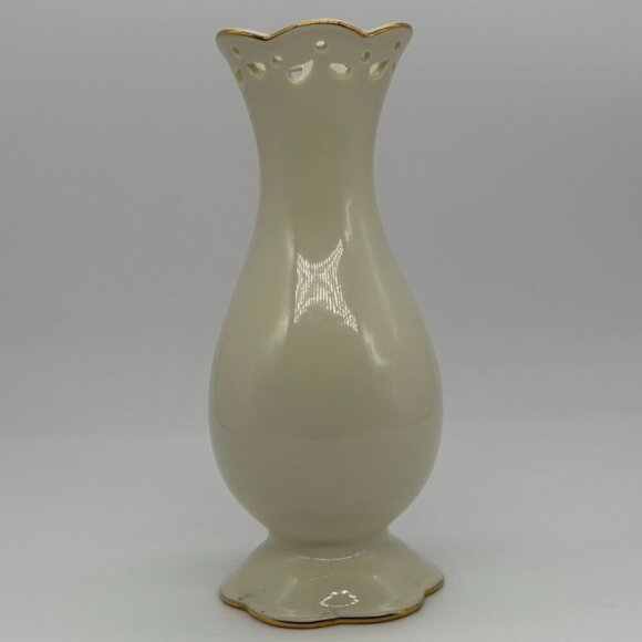 Thomas Kinkade Avon The Lights of Liberty, Whitehouse Christmas, Porcelain Vase~ - Picture 4 of 9